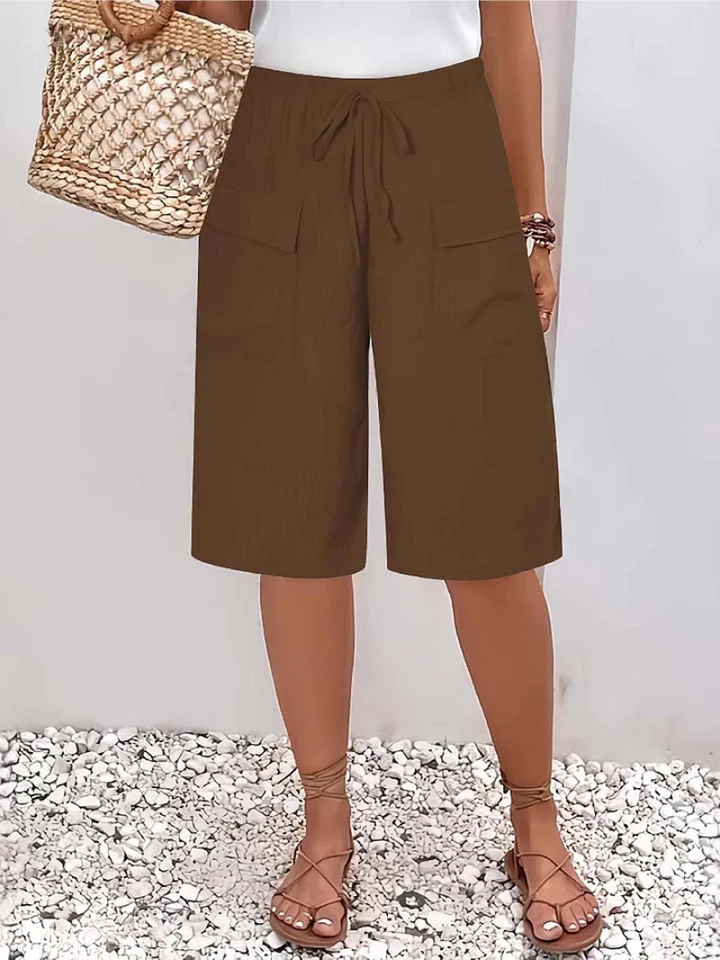 Lina – Pantalones Cortos con Cintura Elástica