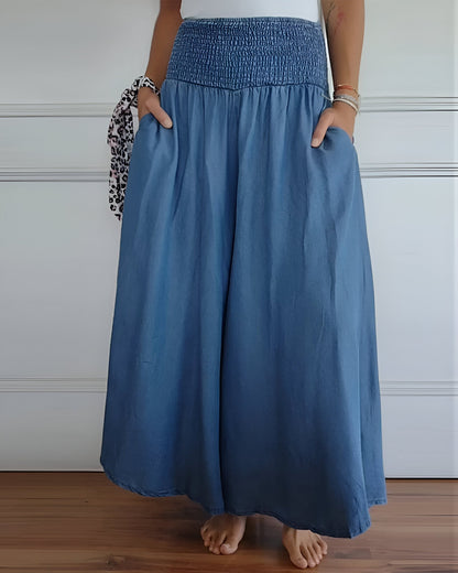Lightweight Printed Skirt