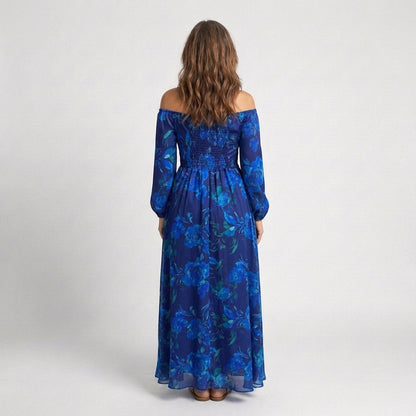 Aspen | Off-Shoulder Floral Maxi Dress