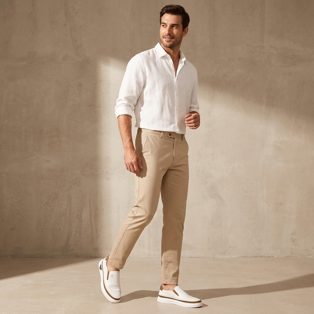 Antonio – Zapatilla Hombre Slip-On de Piel
