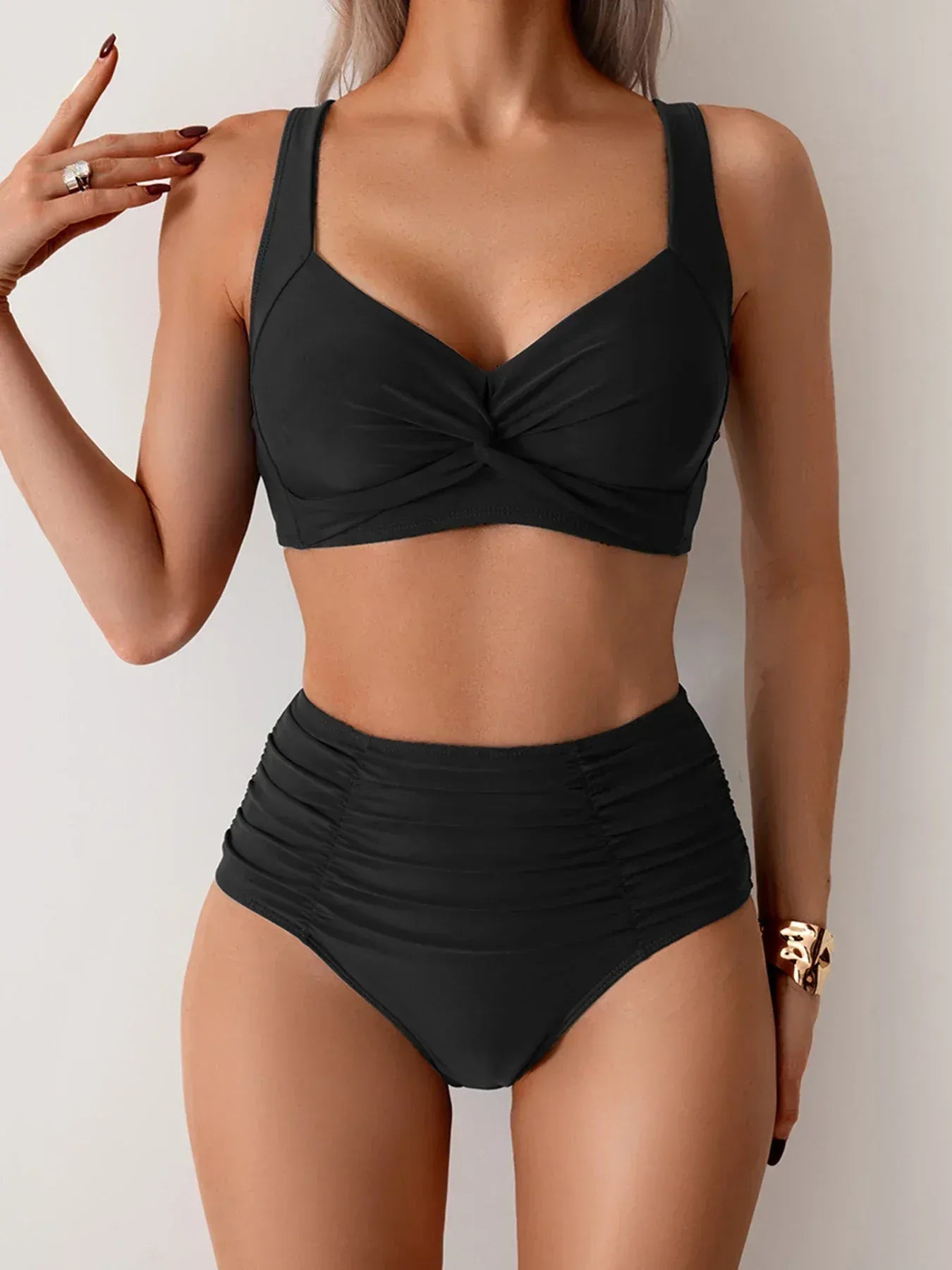 DELACROIX | Sofia High-Waisted Tummy Control Bikini