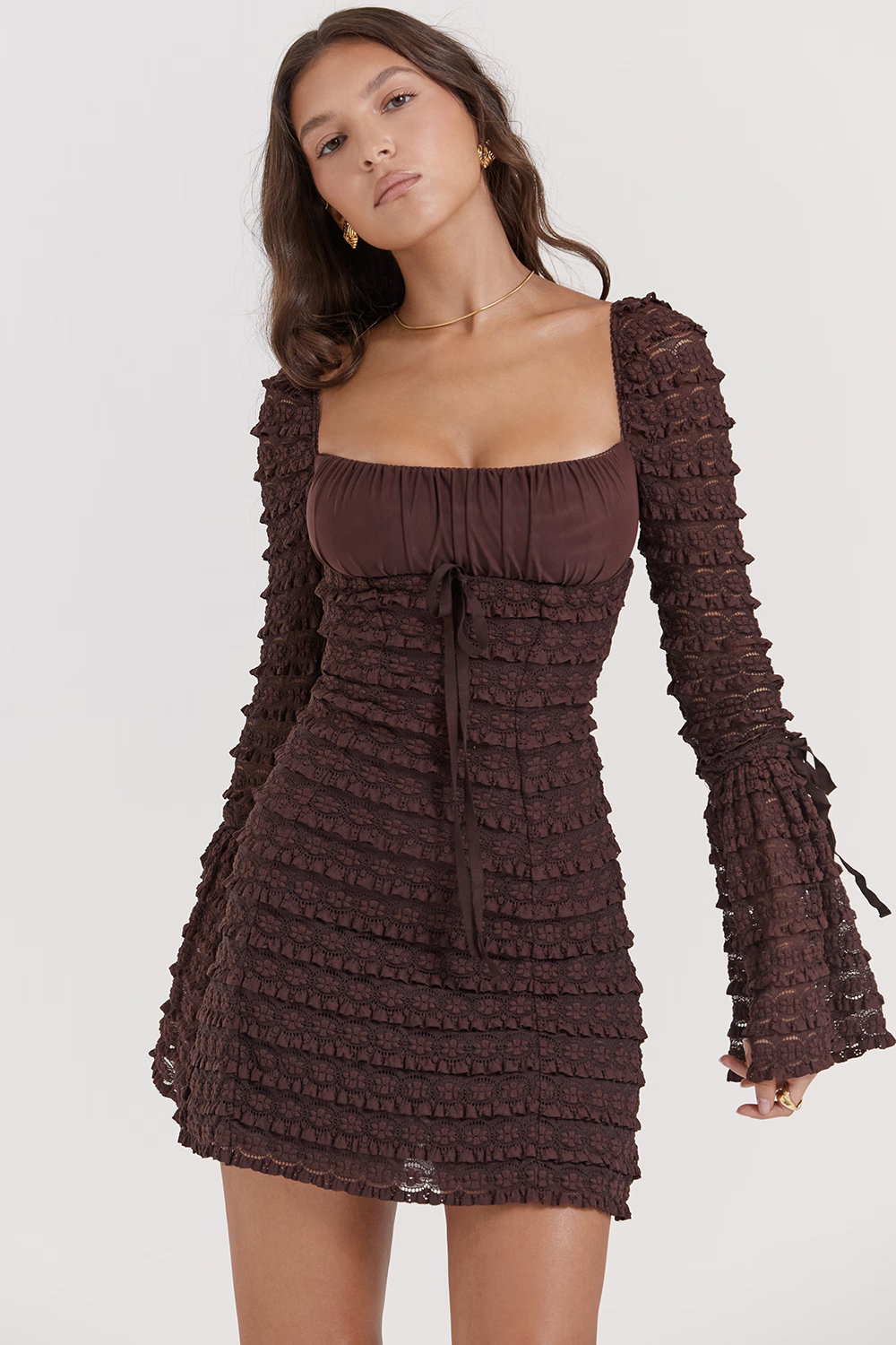 Sharon | Vestido Espresso