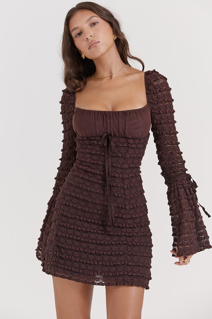 Sharon | Vestido Espresso