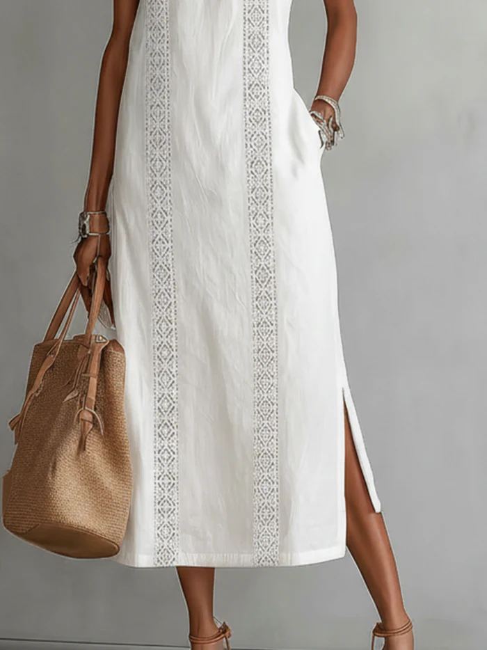 Chloe Elegant Summer Midi Dress
