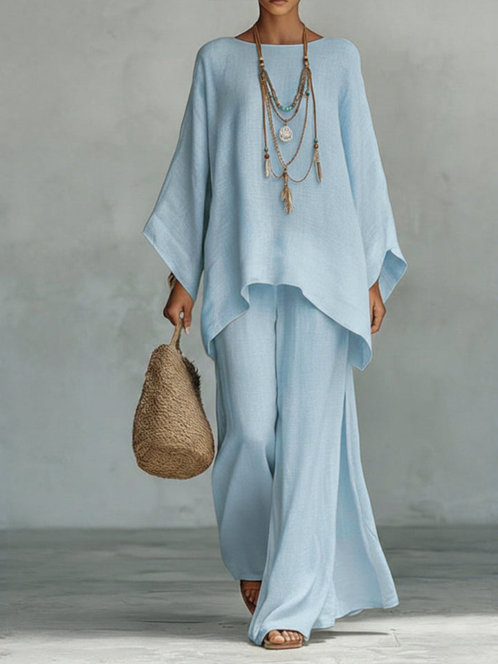 Celine™ | Elegante Conjunto de Dos Piezas de Lino