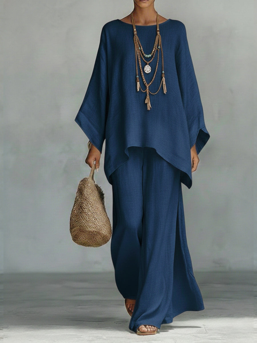 Celine™ | Elegante Conjunto de Dos Piezas de Lino