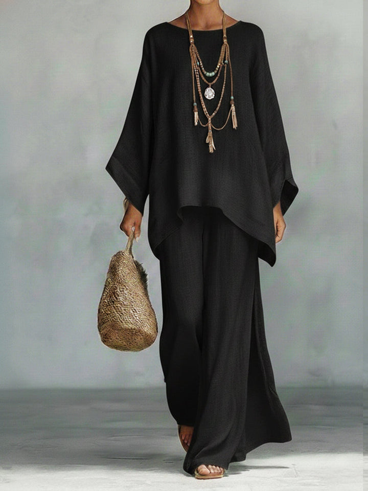 Celine™ | Elegante Conjunto de Dos Piezas de Lino