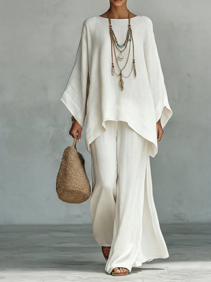 Celine™ | Elegante Conjunto de Dos Piezas de Lino